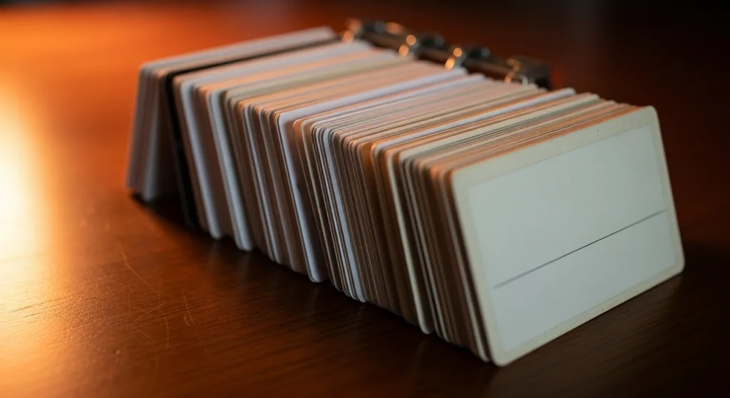 Comparison of content management systems on a desk