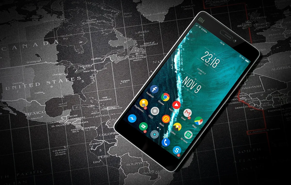 Google Maps local business three pack search results on phone