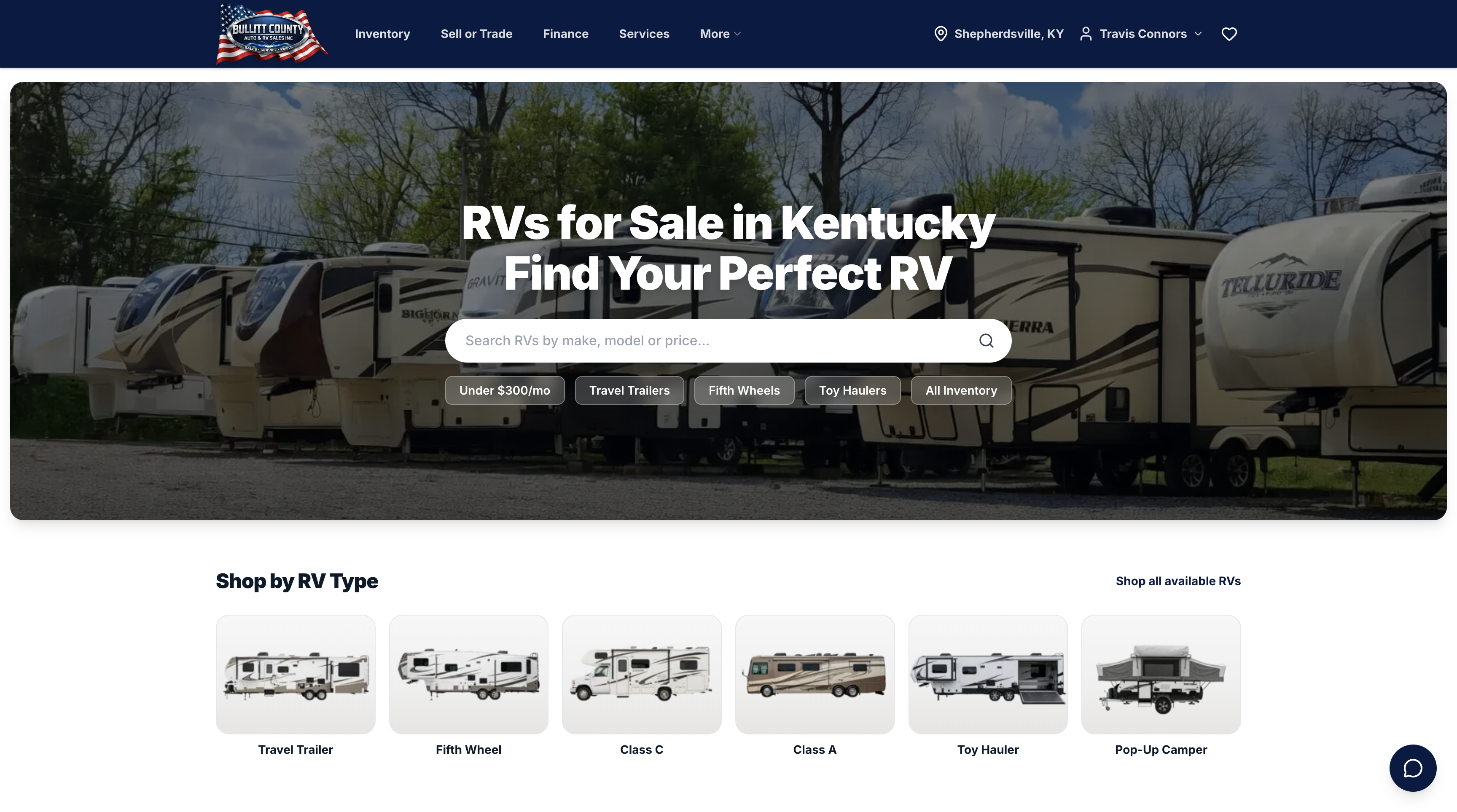 Bullitt County new website homepage