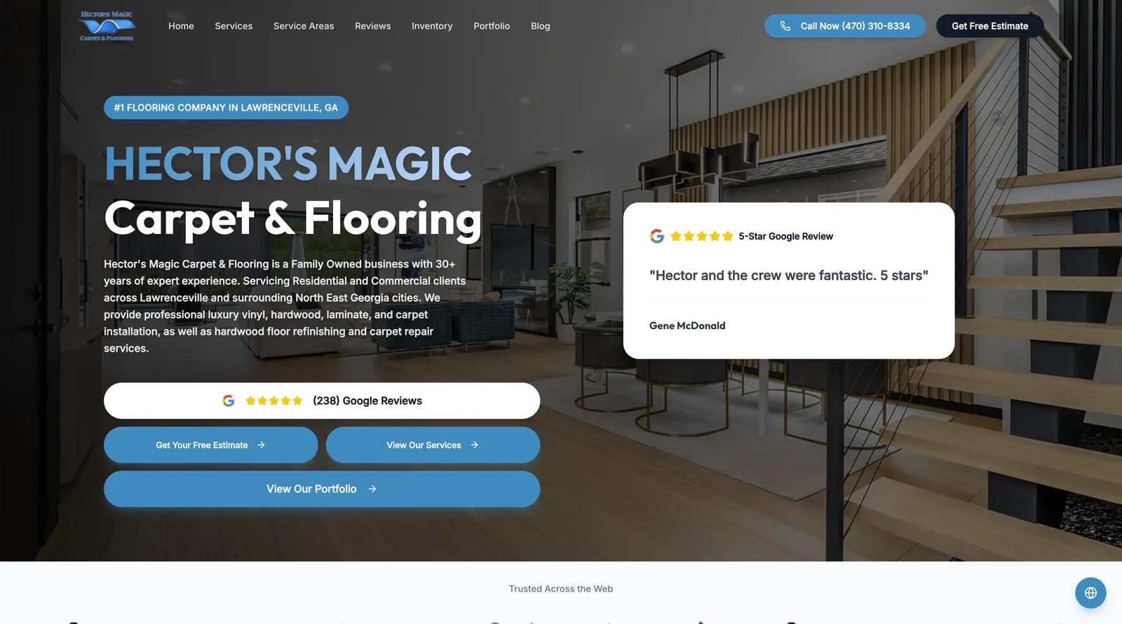 Hector's Magic Carpet website